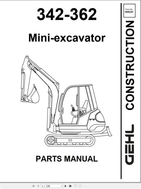 gehl 342 mini excavator parts|gehl 5635 parts diagram.